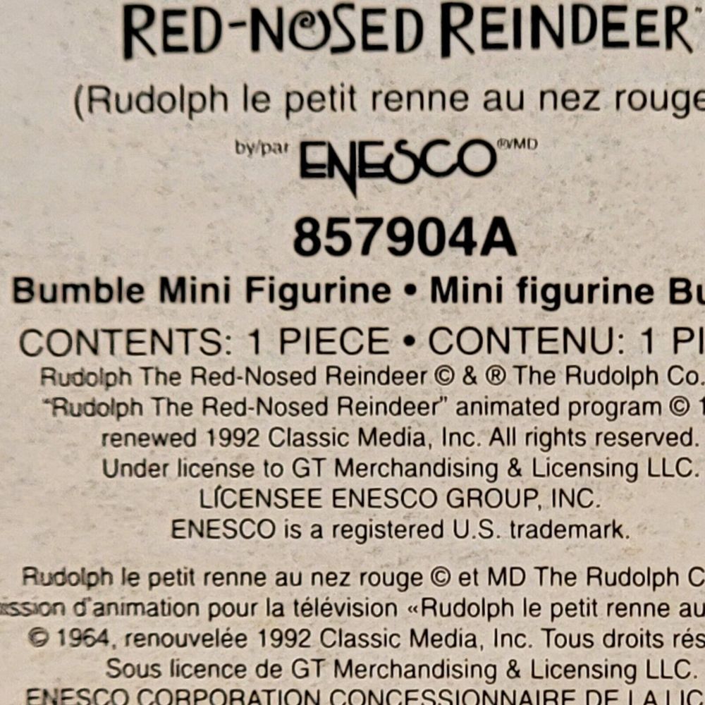 4 Enesco Mini Figures Sam Hermey Clarice Bumble from the Island of Misfit Toys - Picture 10 of 16